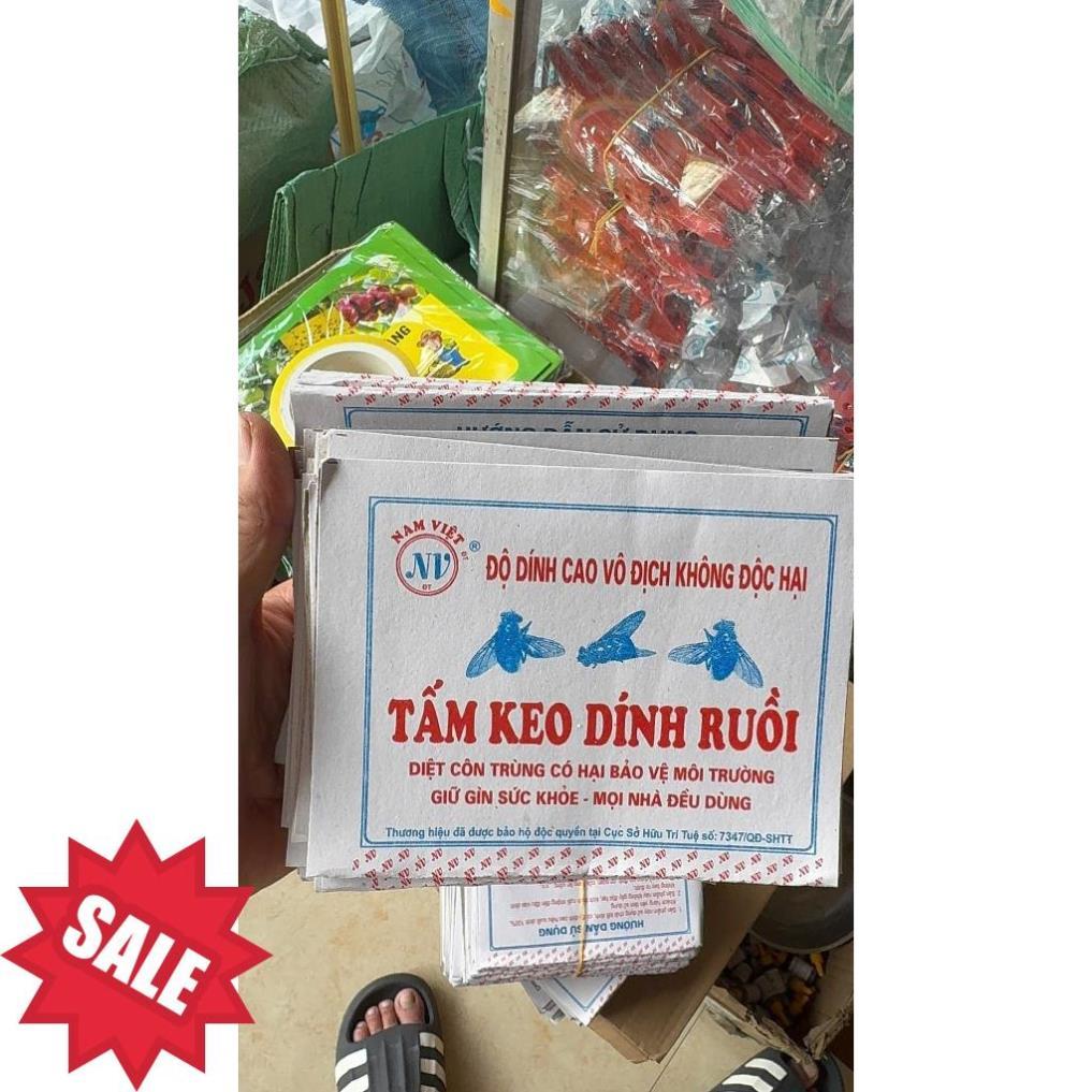 COMBO 50, 100 Tấm Keo dính ruồi hàng loại 1.nhiều keo siêu dính .