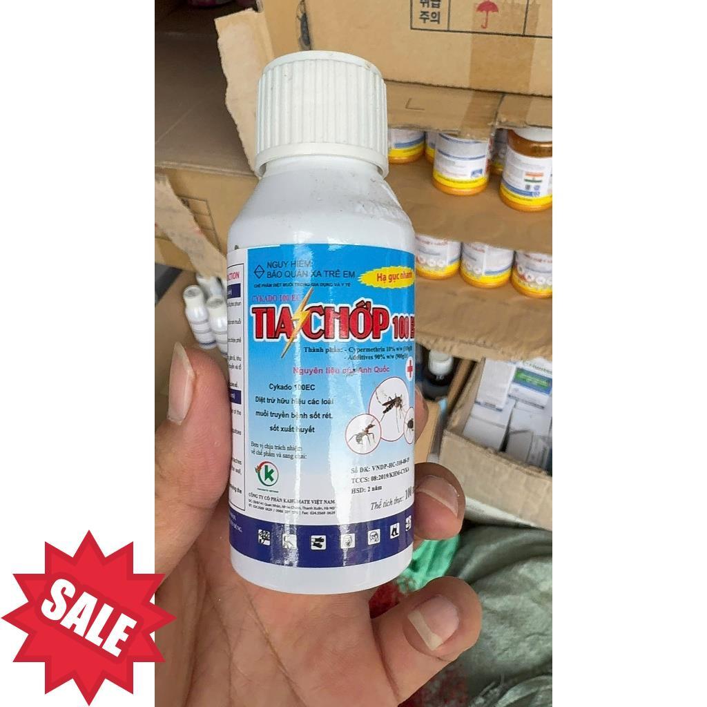 thuốc muỗi tia chớp phun -xịt trong nhàchai 100ml { bộy tế cấp phép sử dụng} .