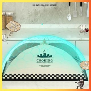 Lồng bàn đậy thức ăn gấp gọn hình tròn đương kính 70cm