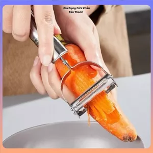 BỘ 5 MÓN BÀO CẮT TỈA RAU CỦ INOX , Cắt Tỉa Rau Củ Quả Tiện Lợi, Đa Chức Năng