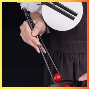 ĐÔI ĐŨA CAO CẤP 3 SỌC VÀNG - KHÔNG CONG VÊNH - KHÔNG NỨT GÃY