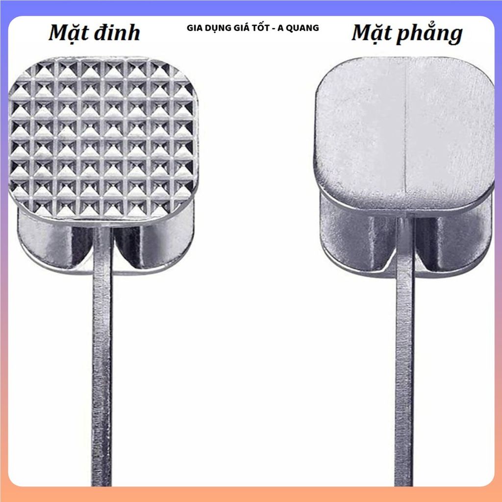 Búa Dần Thịt, Đập Đá, Giã Gừng Tỏi, Hợp Kim Không Gỉ Tiện Dụng