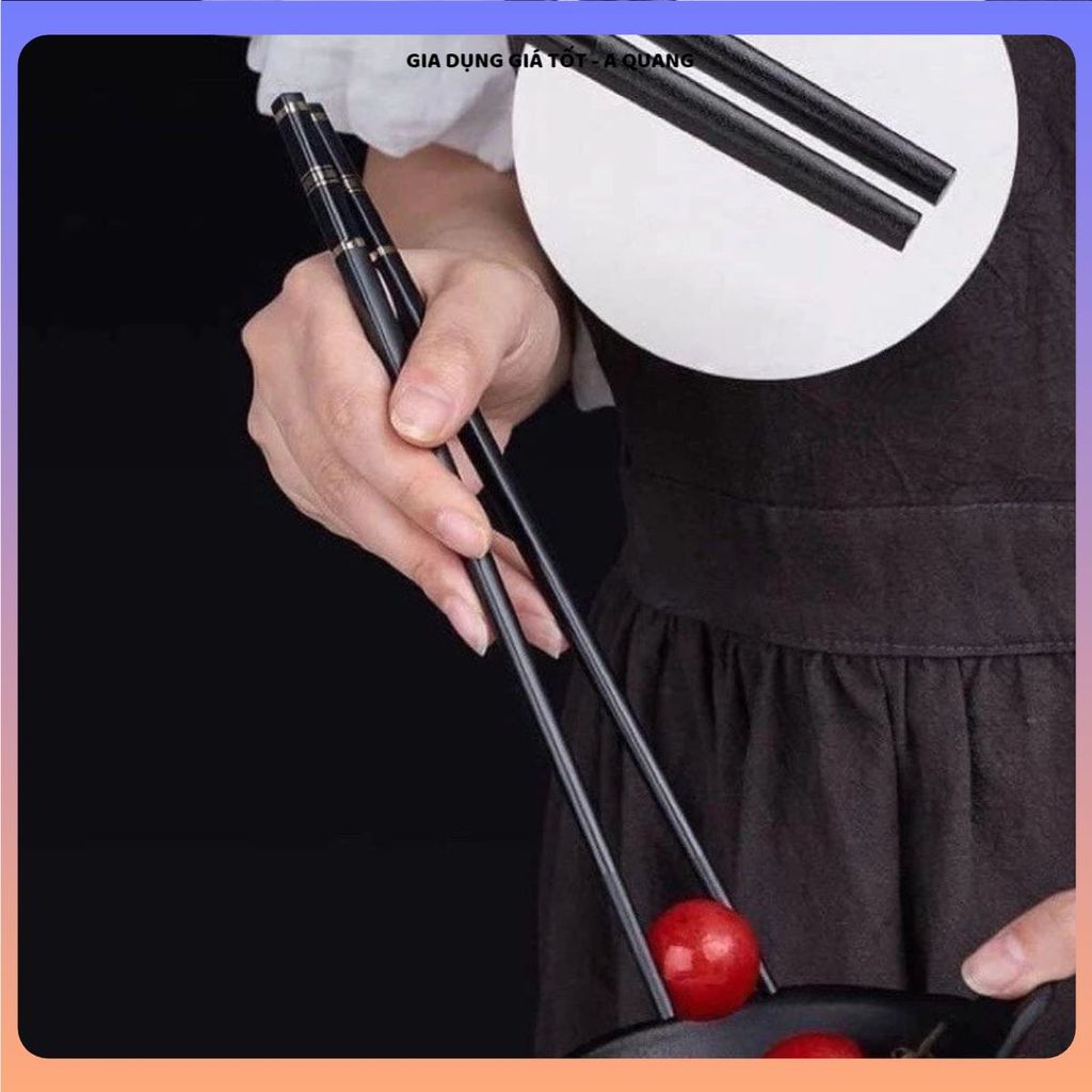 (COMBO 10 SET /SET 10 ĐÔI) ĐÔI ĐŨA HỢP KIM CHỐNG NHIỆT TIỆN DỤNG, An Toàn Cho Sức Khỏe, Dùng Trong Gia Đình Và Nhà Hàng