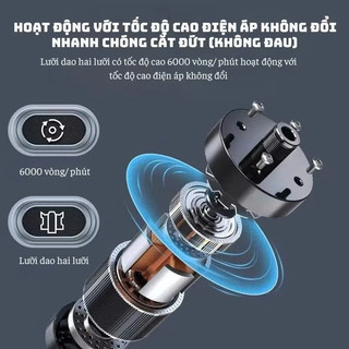 [HOT] Máy Cắt Tỉa Lông Mày, Lông Mũi, Lưỡi Dao Xoay 2 Chiều, Sạc Pin Chống Nước Nhỏ Gọn Tiện Lợi ...