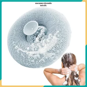 BÔNG TẮM TẠO BỌT XƠ MƯỚP 3D - Bông Tắm Tẩy Tế Bào Chết Massage KỲ GHÉT Hiệu Quả