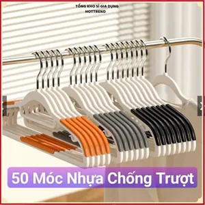 MÓC TREO QUẦN ÁO CHỐNG TRƯỢT - Tiết Kiệm Không Gian Tủ Quần Áo