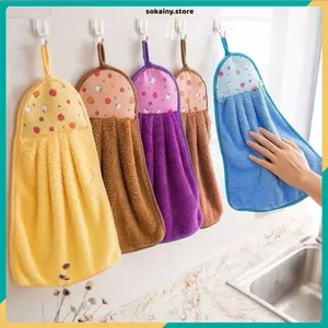 KHĂN LAU TAY TREO TƯỜNG VẢI COTTON SIÊU THẤM HÚT - Tiện Lợi Cho Bếp Và Nhà Tắm