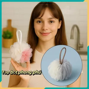 BÔNG TẮM KỲ GHÉT SIÊU MỀM - Hỗ Trợ Làm Sạch Tế Bào Chết