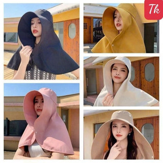 [HOT] Mũ chống nắng vành rộng phủ sau gáy ngăn tia uv chất liệu polyester cao cấp ...