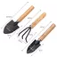 BỘ 3 MÓN DỤNG CỤ LÀM VƯỜN CỠ TO - Xẻng Xới Đất Cào Đất Tiện Dụng