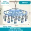 MÓC KẸP PHƠI ĐỒ 20 KẸP ĐA NĂNG - Treo Đồ Lót Tất Vớ Quần Áo