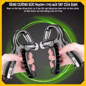 KÌM BÓP TAY TẬP CƠ ĐIỀU CHỈNH LỰC 5-60KG CÓ ĐẾM - Dụng Cụ Gym Tại Nhà, Thiết Kế Nhỏ Gọn Tiện Lợi