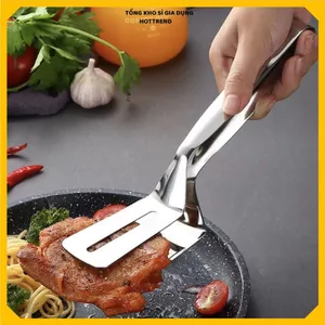 KẸP GẮP THỨC ĂN INOX ĐA NĂNG - Dùng Cho Nhà Bếp Và Tiệc BBQ