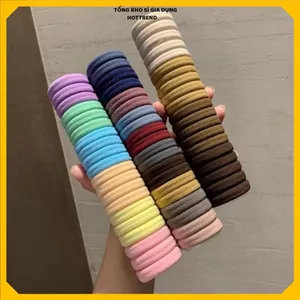 Hộp 20 Cái Dây Chun Buộc Tóc Nhiều Màu, Phụ Kiện Tóc Nữ Xinh, SET DÂY CHUN BUỘC TÓC HÀN QUỐC