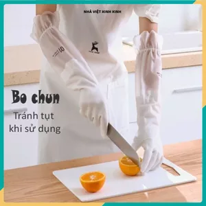 GĂNG TAY CAO SU HƯƠU DÀI GIA DỤNG TIỆN ÍCH, Găng Tay Bảo Hộ Dài Tay, Dễ Sử Dụng, Chắc Chắn