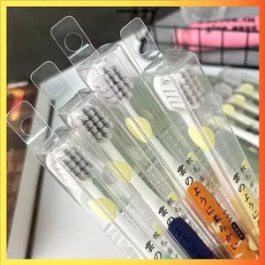 BỘ 4 BÀN CHẢI ĐÁNH RĂNG NHẬT CAO CẤP - Lông Tơ Mềm Mại Than Tre Hoạt Tính Siêu Êm