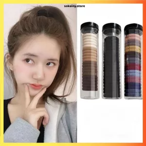 SET HỘP 20 CÁI DÂY CHUN BUỘC TÓC NHIỀU MÀU - Thun Cột Tóc Co Giãn Tốt, Phụ Kiện Tóc Xinh Xắn