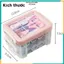 BỘ KIM CHỈ MAY VÁ CAO CẤP - Kèm Kéo Kim Thước Dây Tiện Lợi