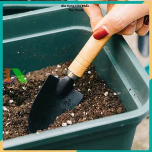 BỘ 3 MÓN DỤNG CỤ LÀM VƯỜN CỠ TO - Xẻng Xới Đất Cào Đất Tiện Dụng