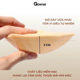 Miếng độn ngực tạo khe GOMTAT, miếng dán nâng ngực thiết kế 2 mặt keo, bám dính tốt - JR-999