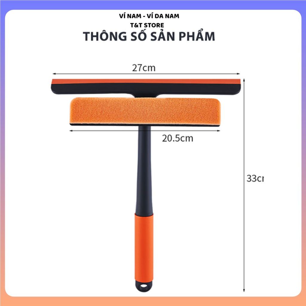 CÂY GẠT KÍNH 3 IN 1 CAO CẤP - Dụng Cụ Lau Kính Thông Minh Đa Năng