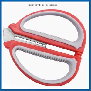 KÉO INOX CÁN NHỰA CAO CẤP ĐA NĂNG, Sắc Bén, Tiện Lợi, Dùng Cắt Thực Phẩm Và Đồ Gia Dụng