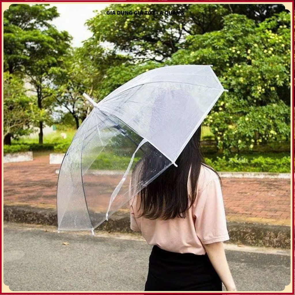 ô trong suốt cầm tay, DÙ CHE NẮNG CHE MƯA , CHỤP ẢNH SIÊU ĐẸP