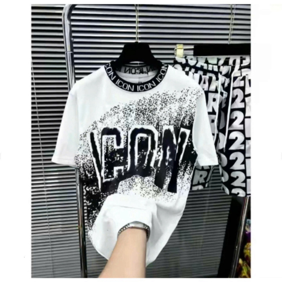 Bộ Quần Áo Thun DSQ Icon Vẩy Sơn Siêu Hot Chất Poly Mát, Bộ Quần Áo Nam Boy Phố Icon Vẩy Sơn Hàng Siêu Cấp Hot Hit 2024