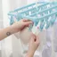 MÓC TREO QUẦN ÁO 32 KẸP LUCKYHOME - Móc Chùm Phơi Đồ Trẻ Em Gấp Gọn Tiện Dụng