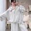 ```Bộ Trang Phục Thời Trang - Set Áo Hoodie và Quần Ống Suông Nỉ Dày Thiết Kế Rộng Phong Cách Mỹ❤``` Hot Trend 2026