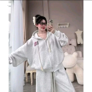 Áo Khoác Nam Nữ Thêu Cờ Mỹ Chất Nỉ Tàu Dày Dặn Form Boxy Xuất Khẩu Mới Về Siêu Đẹp 2025, Cực Hot! Hot Trend 2026