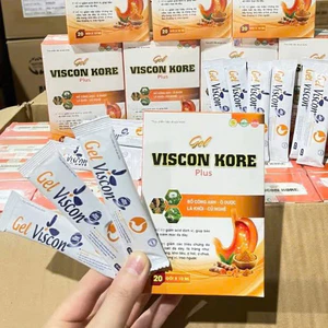 Viscon Kore Plus Chính Hãng Cao Cấp Hộp 20 Gói - Gel dạ dày giảm acid dịch vị trào ngược khó tiêu đầy hơi hiệu quả cao