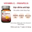 Vitamin E Franplus Chính Hãng Cao Cấp Hộp 30 Viên - Viên uống trắng da mờ nám giảm thâm sạm làm đẹp sáng da hiệu quả cao