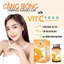 Viên uống trắng da Vitamin C VIT C FRAN Chính Hãng Cao Cấp Hộp 60 Viên - Sáng da chống lão hóa da làm mờ vết thâm nám