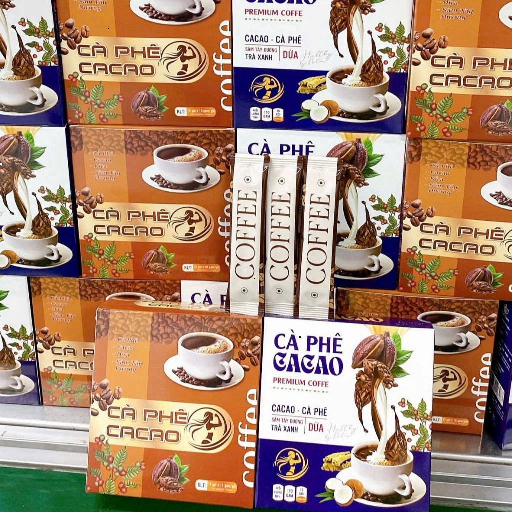 Cà phê Cacao Mộc Tâm Hộp 15 Gói Chính Hãng Cao Cấp - Cà phê cho chị em kiểm soát thân hình hoàn hảo an toàn hiệu quả