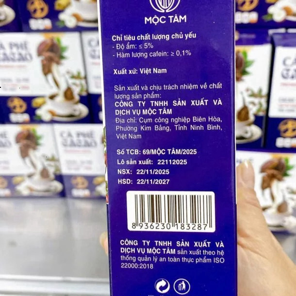 Cà phê Cacao Mộc Tâm Hộp 15 Gói Chính Hãng Cao Cấp - Cà phê cho chị em kiểm soát thân hình hoàn hảo an toàn hiệu quả