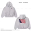 Áo Hoodie Thêu Cờ Mỹ Có Mũ, Chất Nỉ Tàu Form Boxy Dành Cho Nam Nữ, Xu Hướng 2025, Áo Khoác Hot! Hot Trend 2026