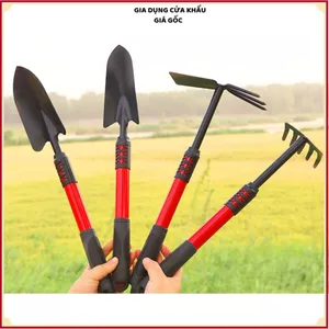 BỘ DỤNG CỤ LÀM VƯỜN 4 CHI TIẾT - Tay Cầm Chắc Chắn Chống Trơn Trượt