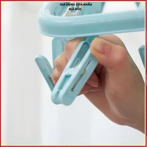 MÓC TREO QUẦN ÁO 32 KẸP LUCKYHOME - Móc Chùm Phơi Đồ Trẻ Em Gấp Gọn Tiện Dụng