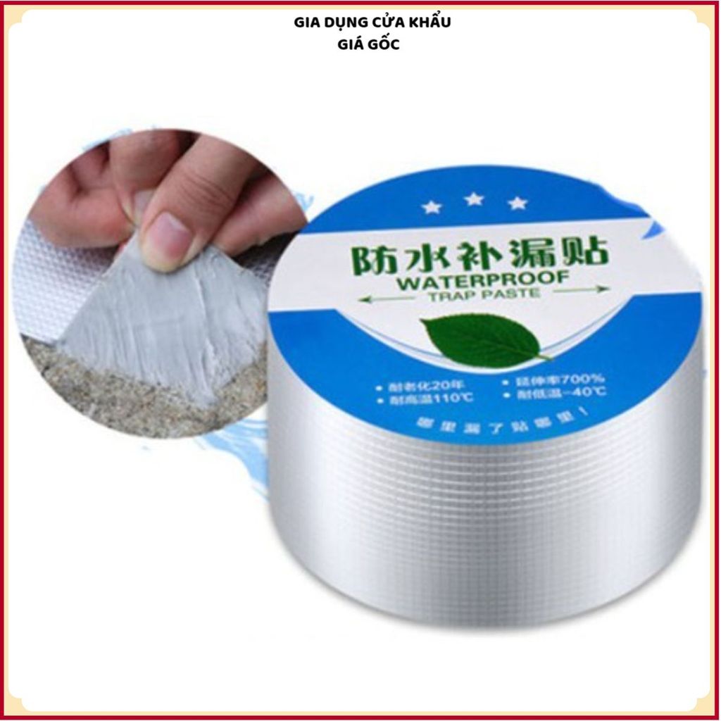 (COMBO 5) BĂNG KEO NHÔM BẠC CAO CẤP - Dán Che Vết Cắt Cây Cảnh, Dán Bồn Bếp, Bọc Bảo Ôn