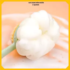 CÂY BÔNG TẮM 2 MẶT CAO CẤP - Cọ Chà Lưng Kèm Bông Tắm Mềm Mại Vệ Sinh Cơ Thể