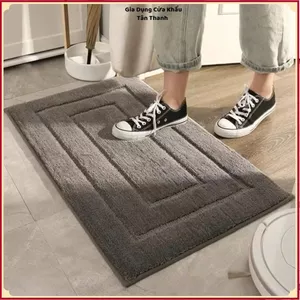 THẢM LAU CHÂN 1 MÀU NHẬP KHẨU - Chống Trơn Trượt Hiệu Quả 40x60cm