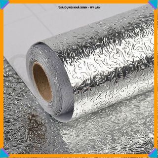 (COMBO 3 CÁI) GIẤY DÁN NHÀ BẾP CHỐNG THẤM CHỐNG BẨN CAO CẤP, GIẤY BẠC ĐA NĂNG TIỆN DỤNG, Dễ Dùng Và Bền Đẹp