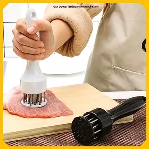COMBO 2 DỤNG CỤ XĂM BÌ LỢN QUAY ĐA NĂNG - Dụng Cụ Làm Mềm Thịt Giúp Da Giòn Đều Hấp Dẫn