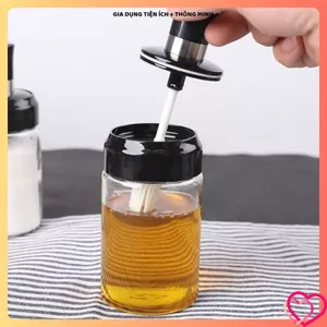 Hũ đựng gia vị THỦY TINH KÈM THÌA CAO CẤP 250ML-PANDAORA