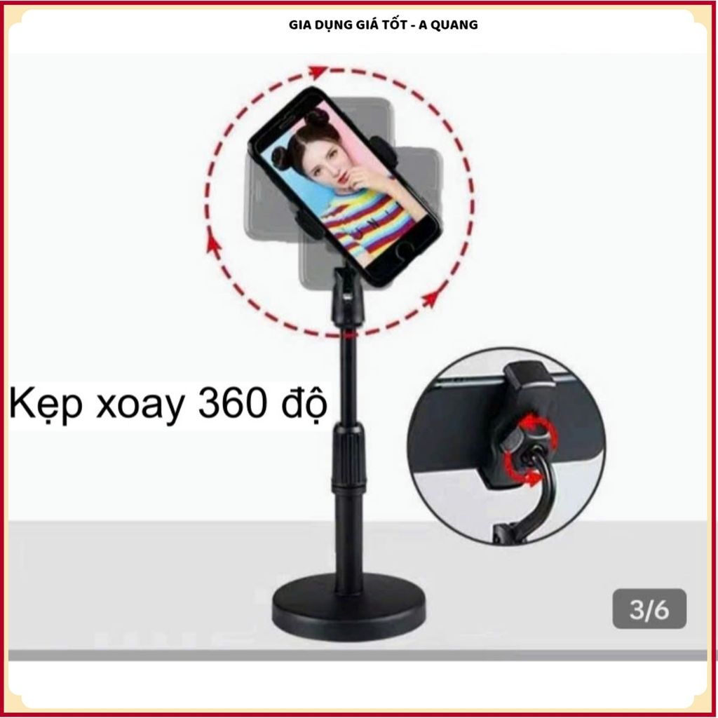 Giá Đỡ Điện Thoại Để Bàn Cho Bé Học Online, LIVE TREAM, KẸP ĐIỆN THOẠI ĐA NĂNG
