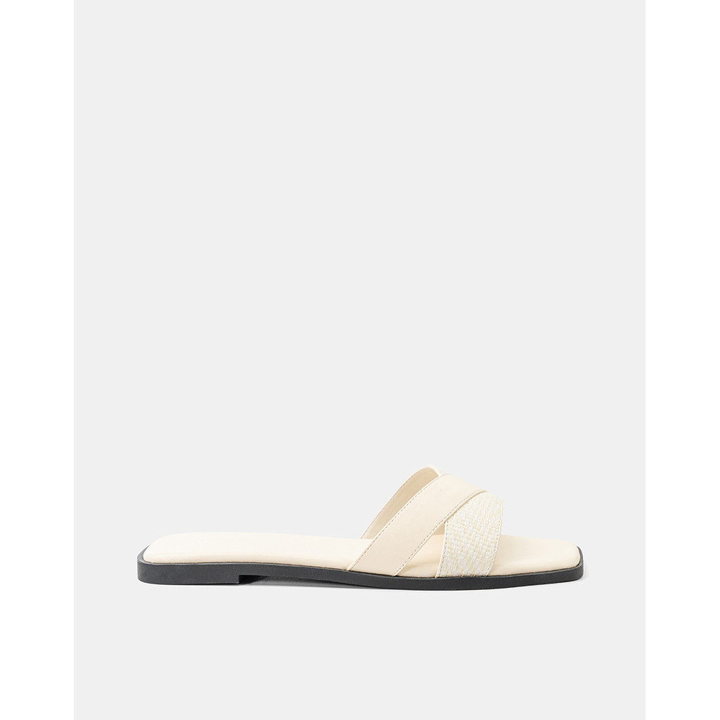Giày Sandal Nữ 1cm Thời Trang JUNO Quai Phối Chất Liệu SD01143