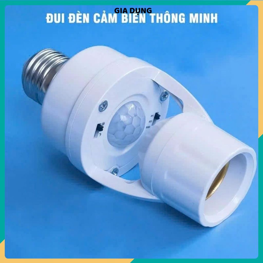 (COMBO 3) ĐUI ĐÈN E27 CẢM BIẾN CHUYỂN ĐỘNG - Cảm Ứng Hồng Ngoại, Tiết Kiệm Điện