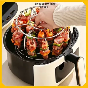 SET 24 GIÁ XIÊN NƯỚNG BBQ INOX 304 - Chống Gỉ Cao Cấp Tiện Lợi