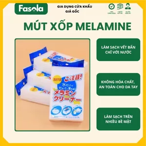 MÚT XỐP TẨY RỬA FASOLA CAO CẤP - Làm Sạch Vết Bẩn Cứng Đầu Hiệu Quả, Dụng Cụ Vệ Sinh Đa Năng